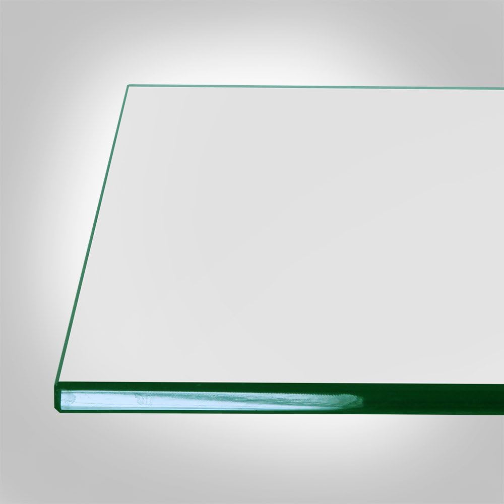 Dulles Glass 24" Square Glass Table Top, 1/4" Thick Clear Tempered Replacement Glass, Flat Polished Edge & Eased Corners for Coffee, Dining, Patio Tables & Furniture Protection - Image 6