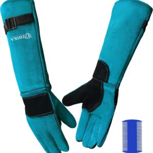 23.6 in Animal Handling Gloves, Bite Proof Scratch Resistant | for Dogs, Cats, Birds, Reptiles, Vet, Grooming & Wildlife Rescue